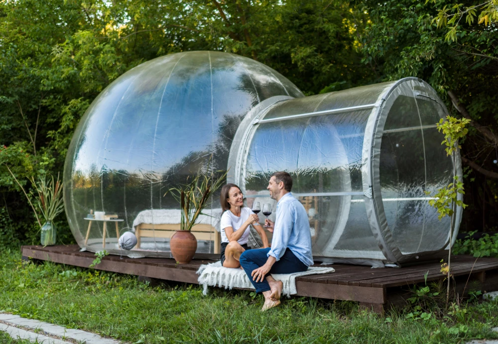 clear bubble tent outdoor shelter