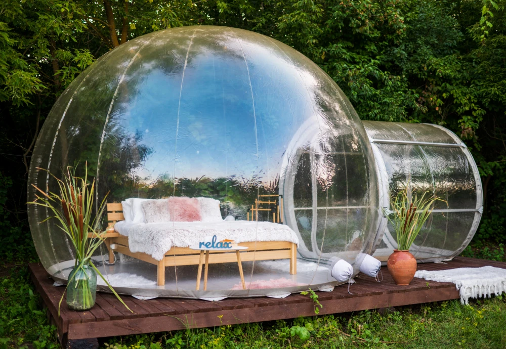 inflatable transparent bubble tent